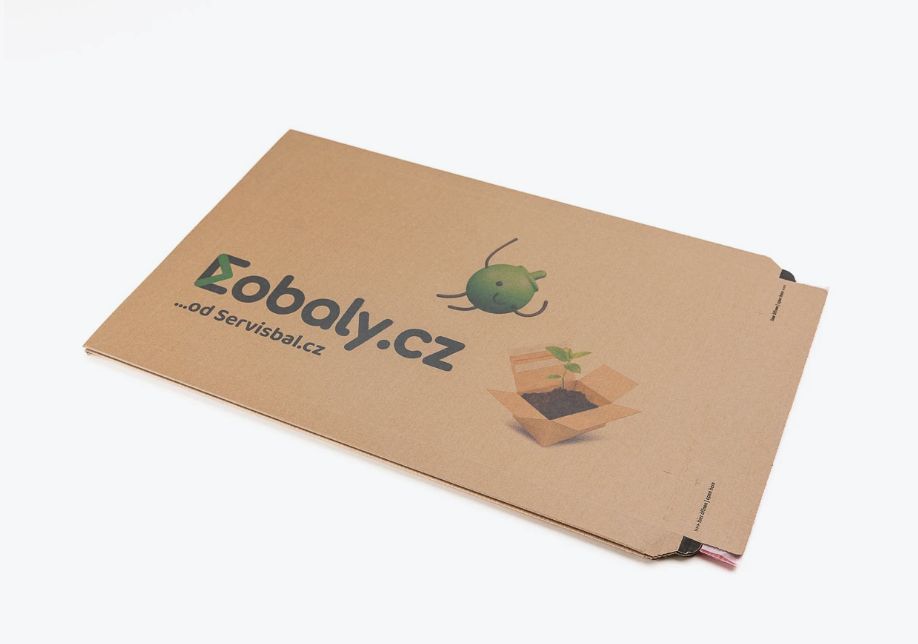 Obálka B2 zásilková 530x720x-50, digitální tisk