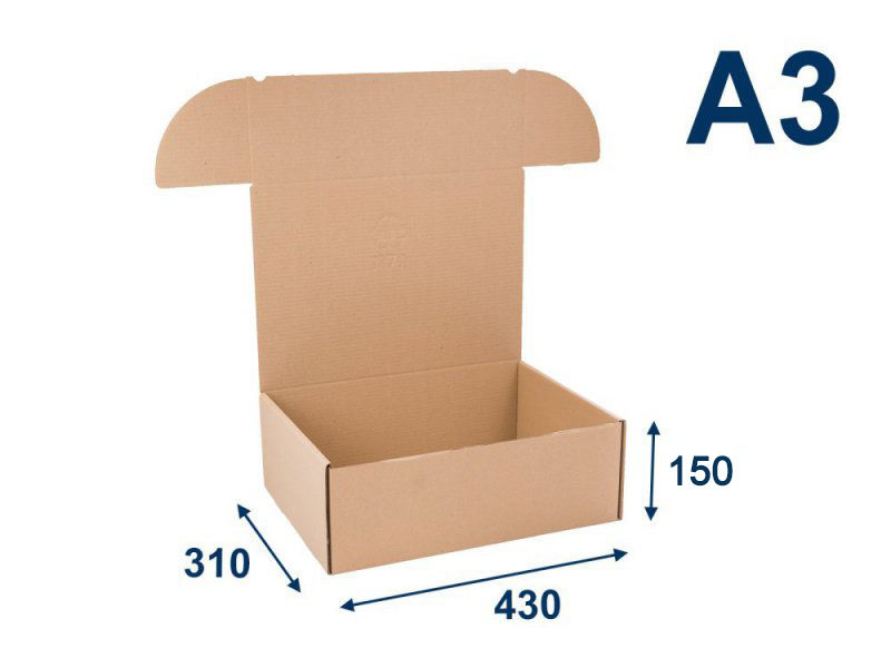 Krabice na tiskoviny A3 430x310x150 3VVL